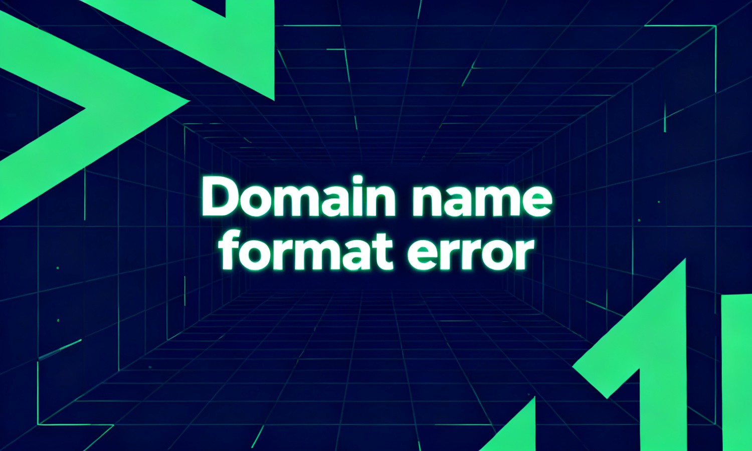 Domain name format error