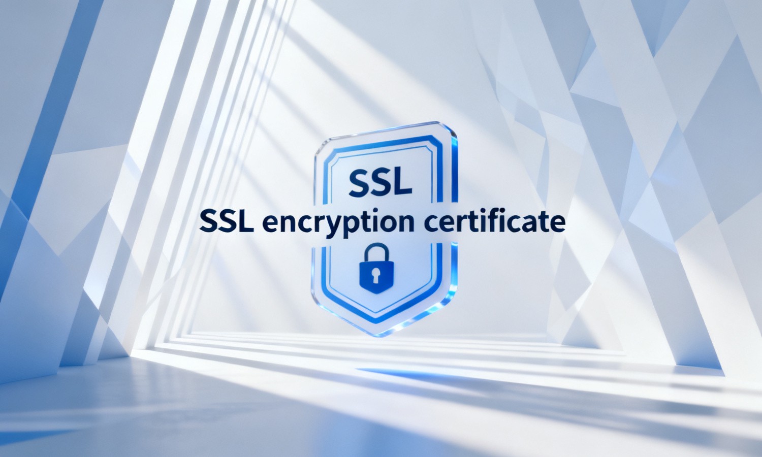 SSL encryption certificate