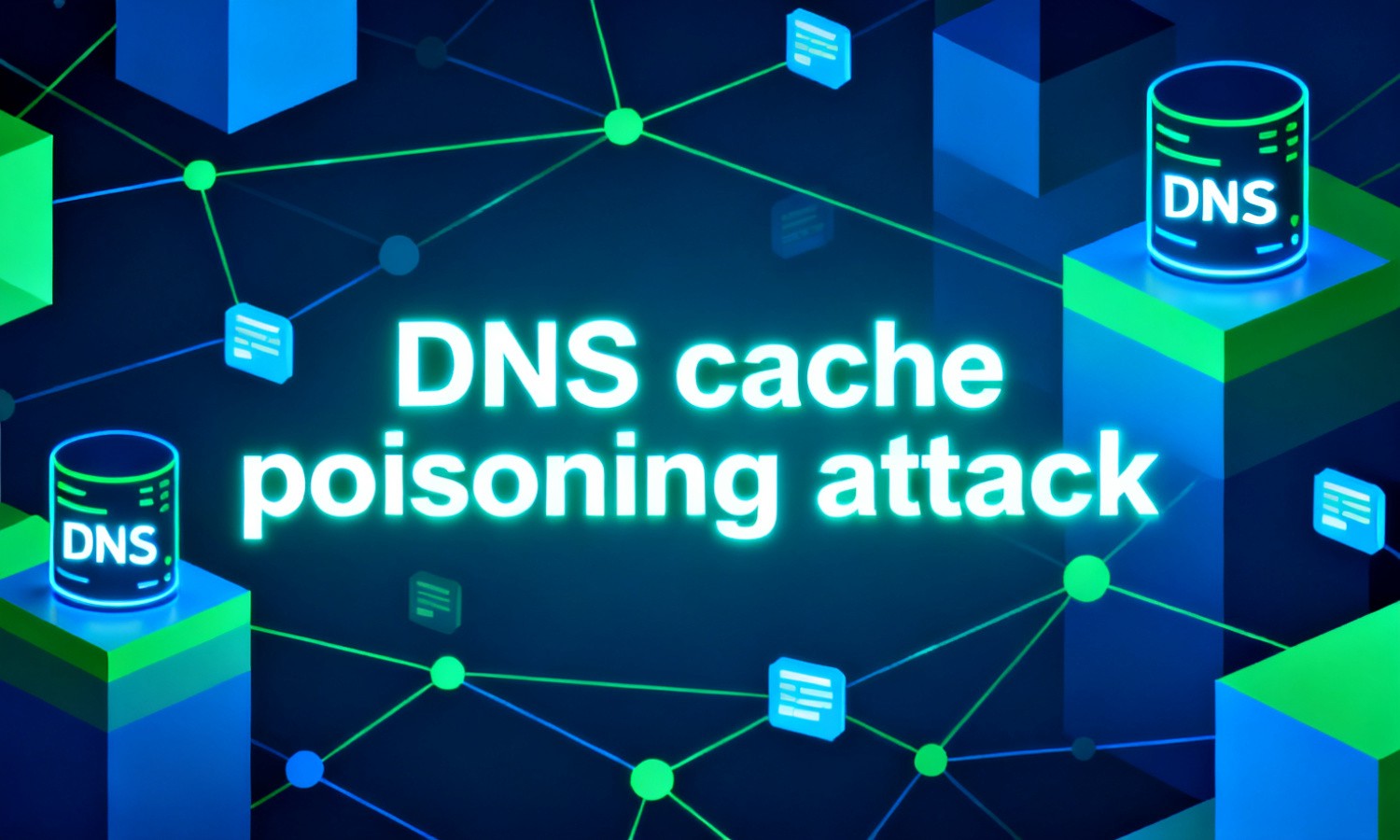 DNS cache poisoning attack