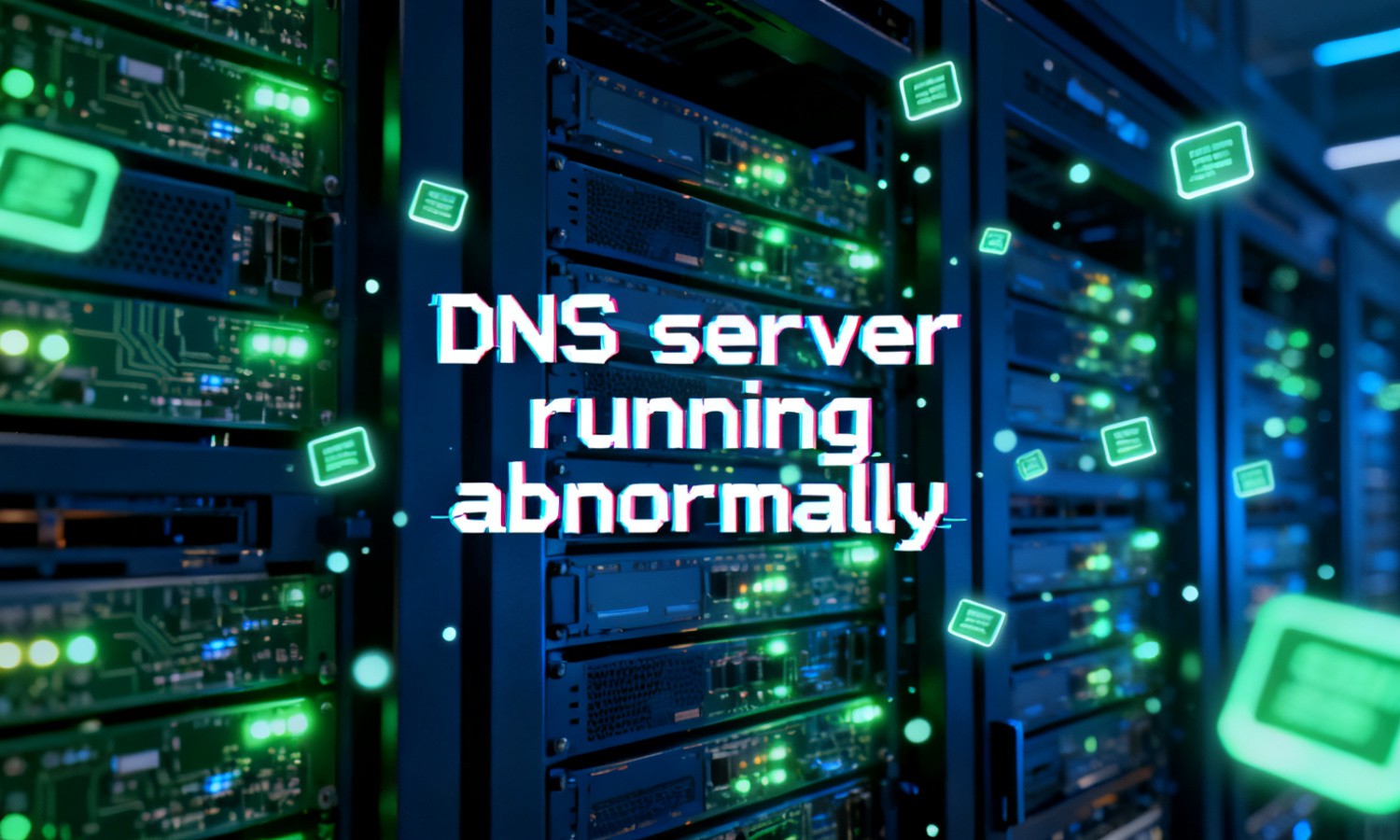 DNS server running abnormally
