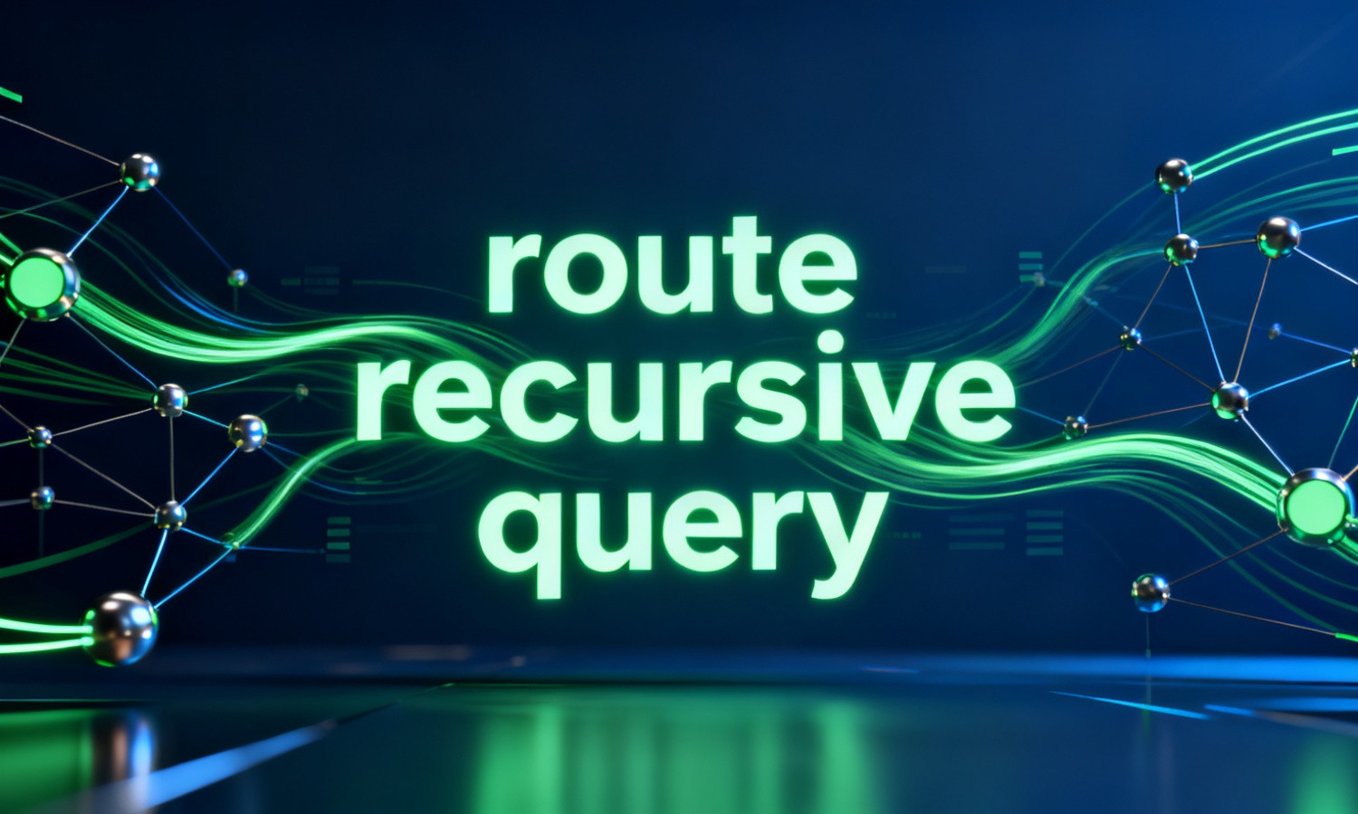 route recursive query
