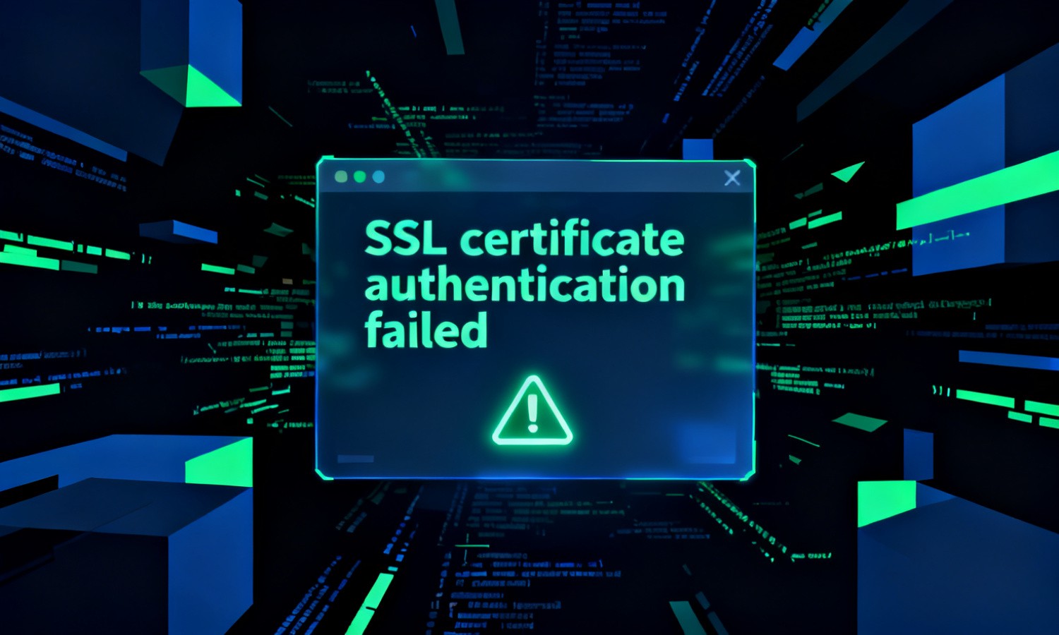 SSL certificate authentication failed