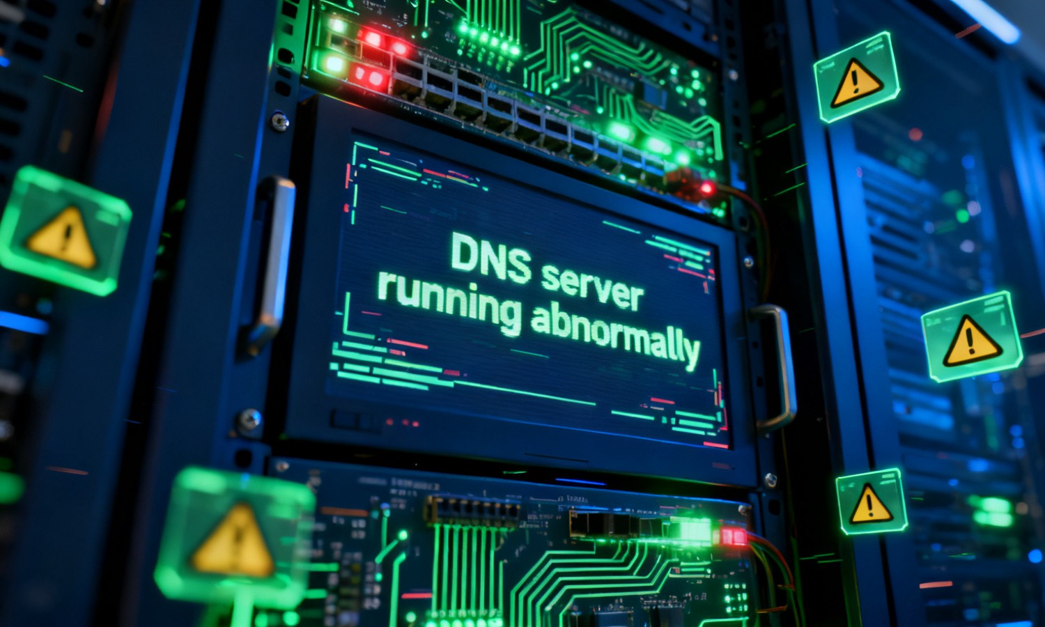 DNS server running abnormally