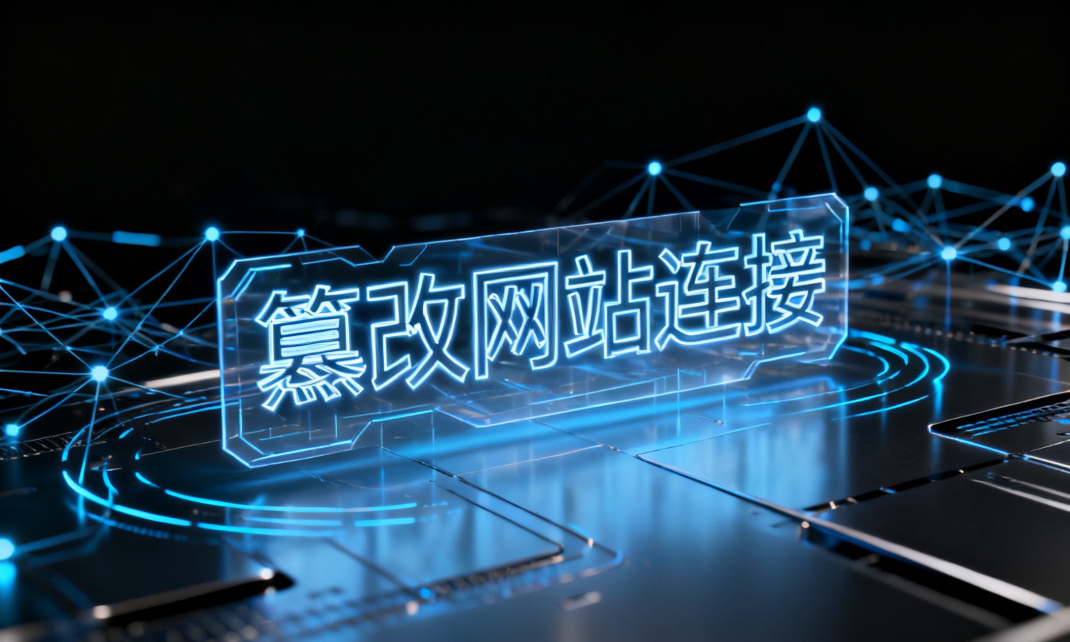 篡改网站连接