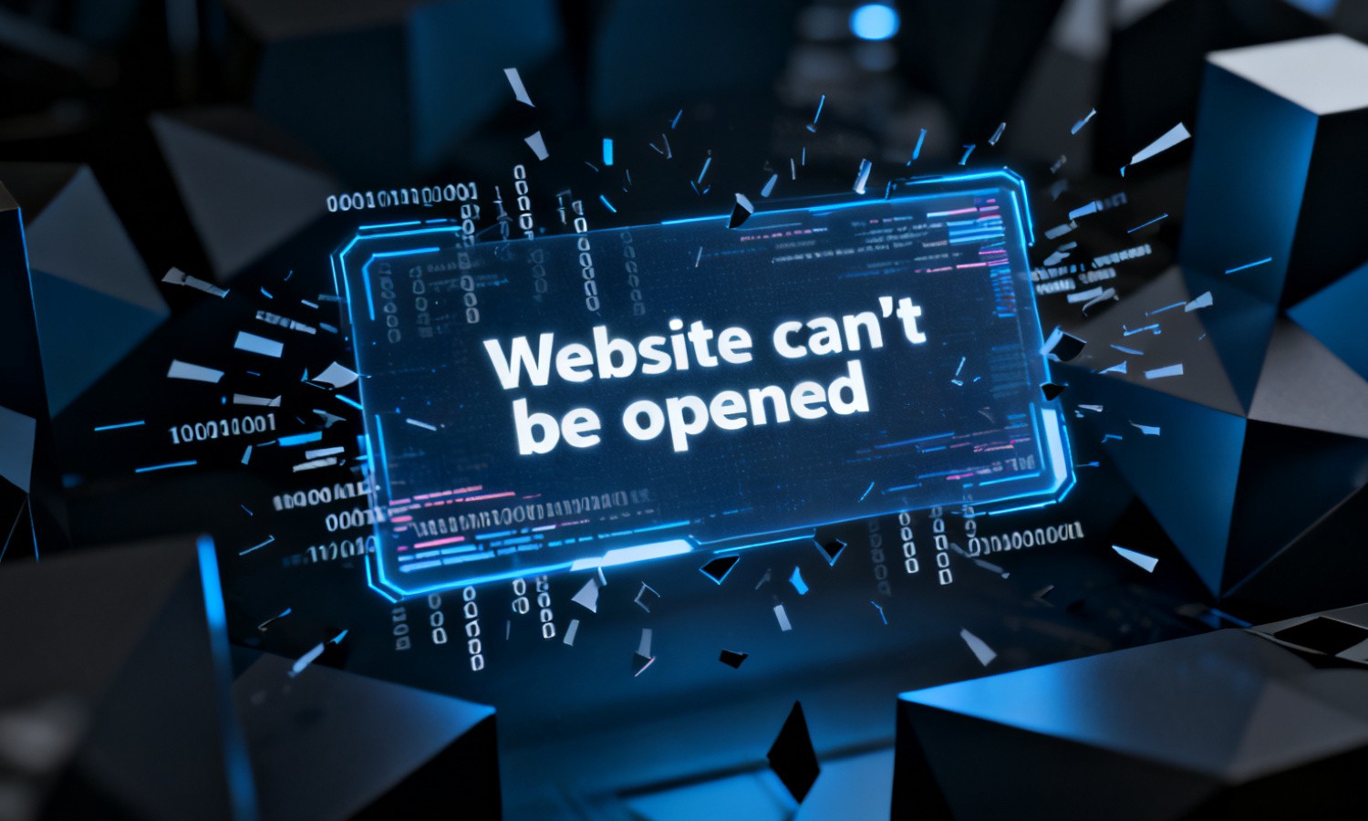 Website can't be opened