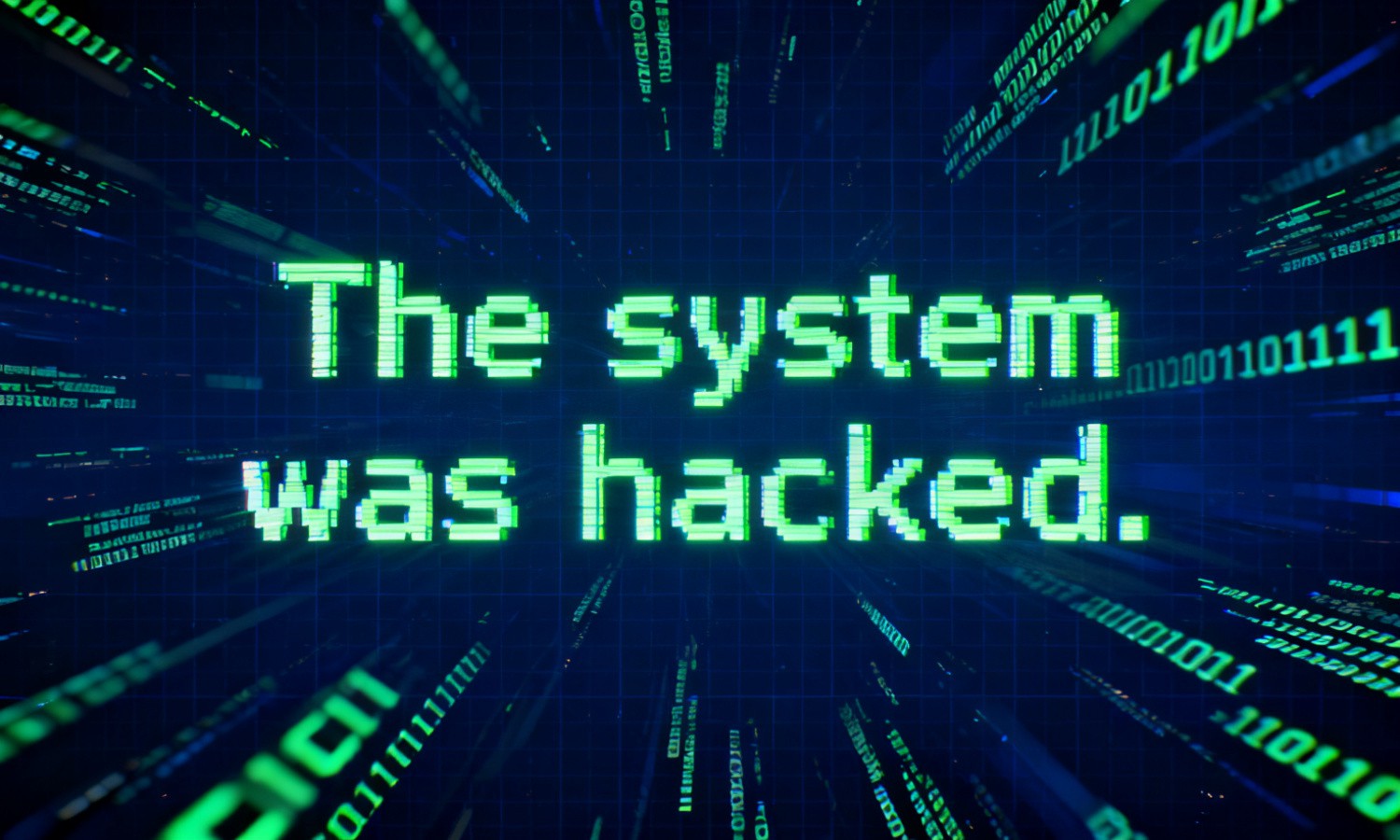 The system was hacked.