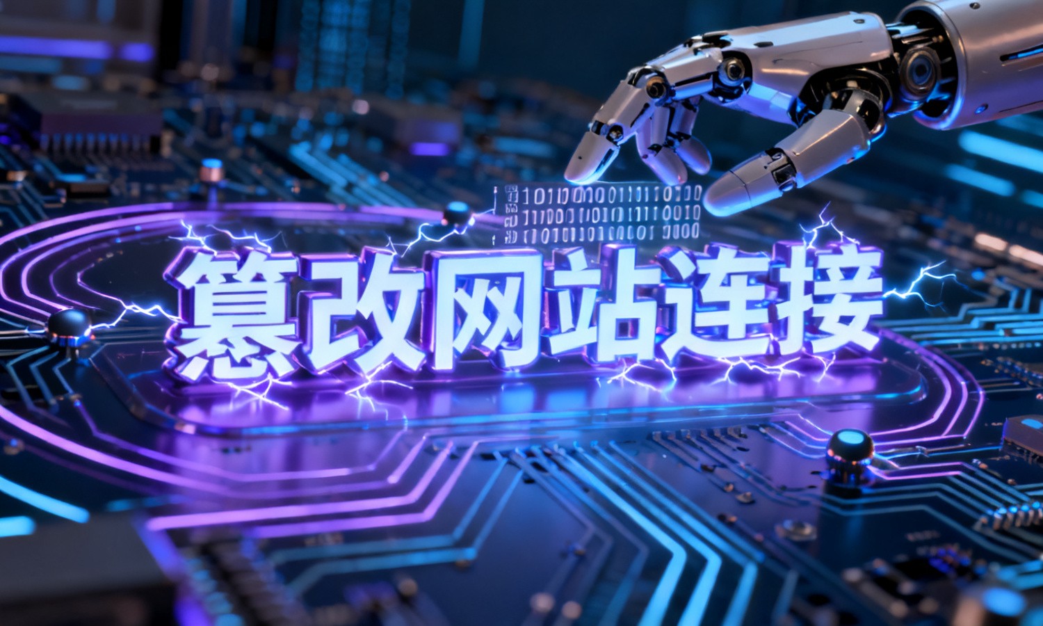 篡改网站连接