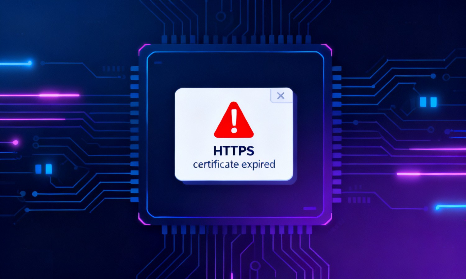 HTTPS certificate expired