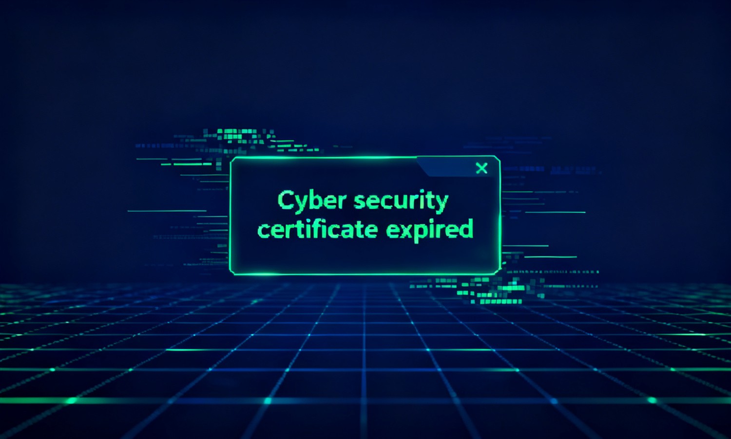 Cyber security certificate expired