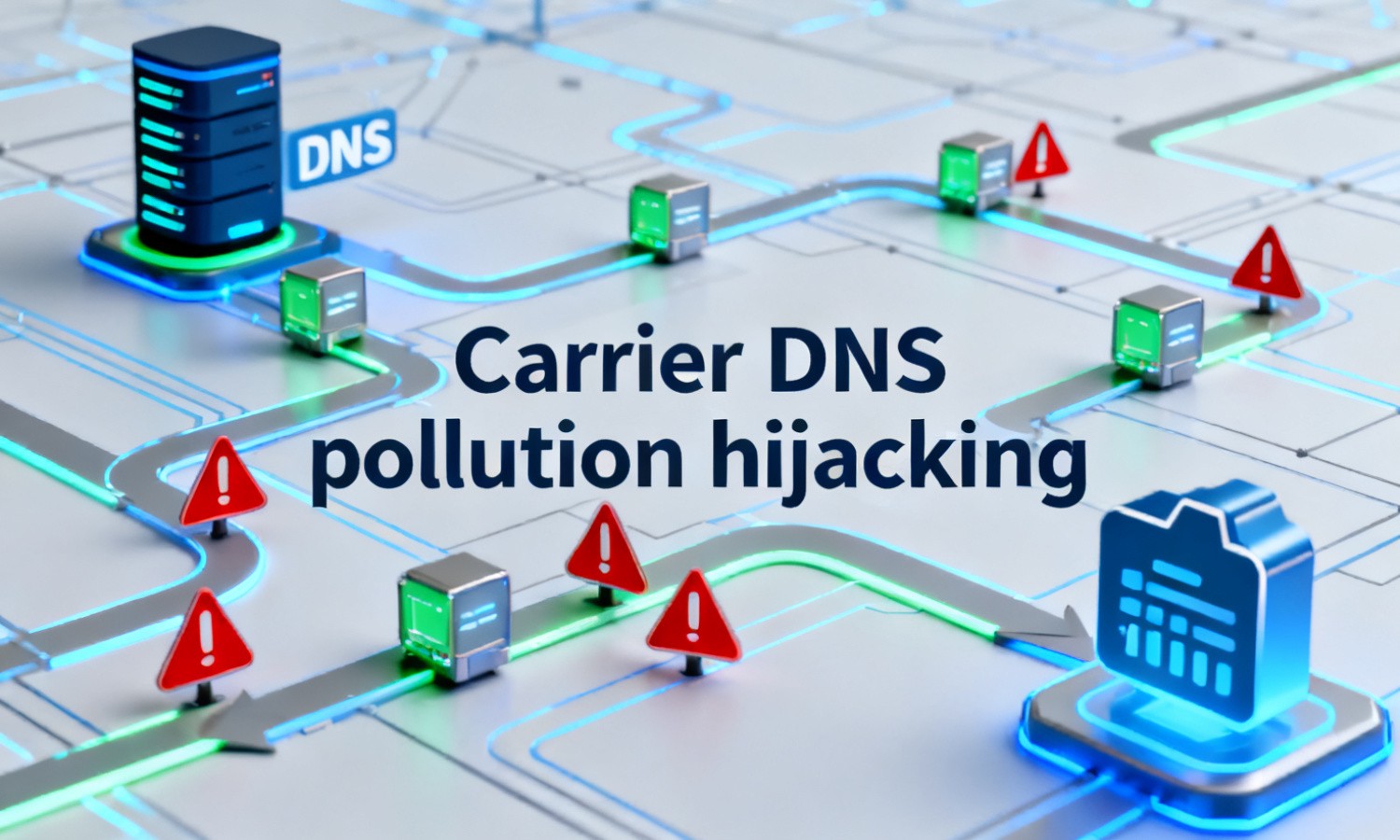 Carrier DNS pollution hijacking
