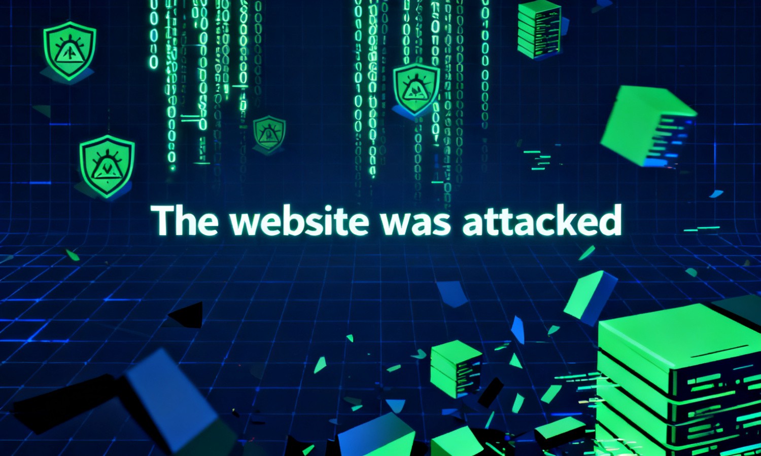 The website was attacked
