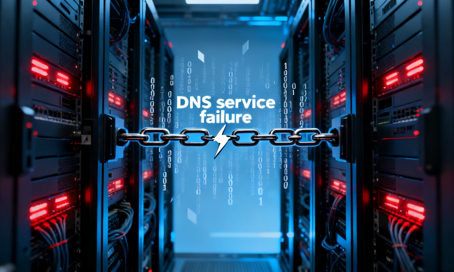 DNS service failure