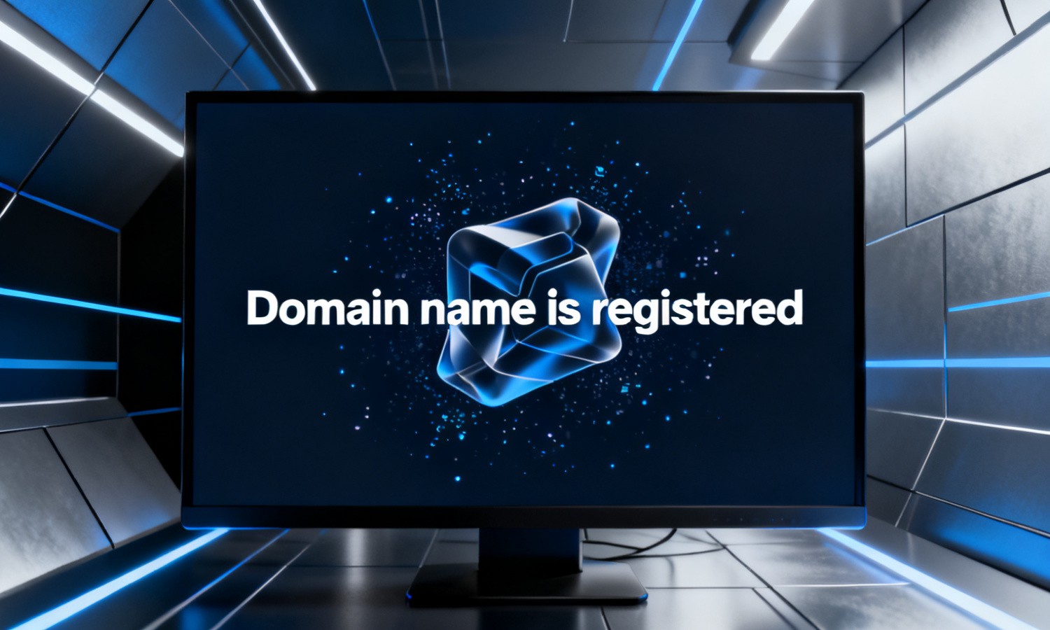 Domain name is registered