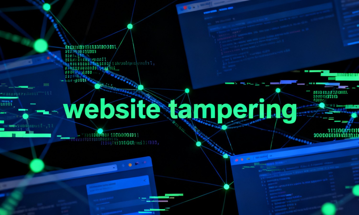 website tampering