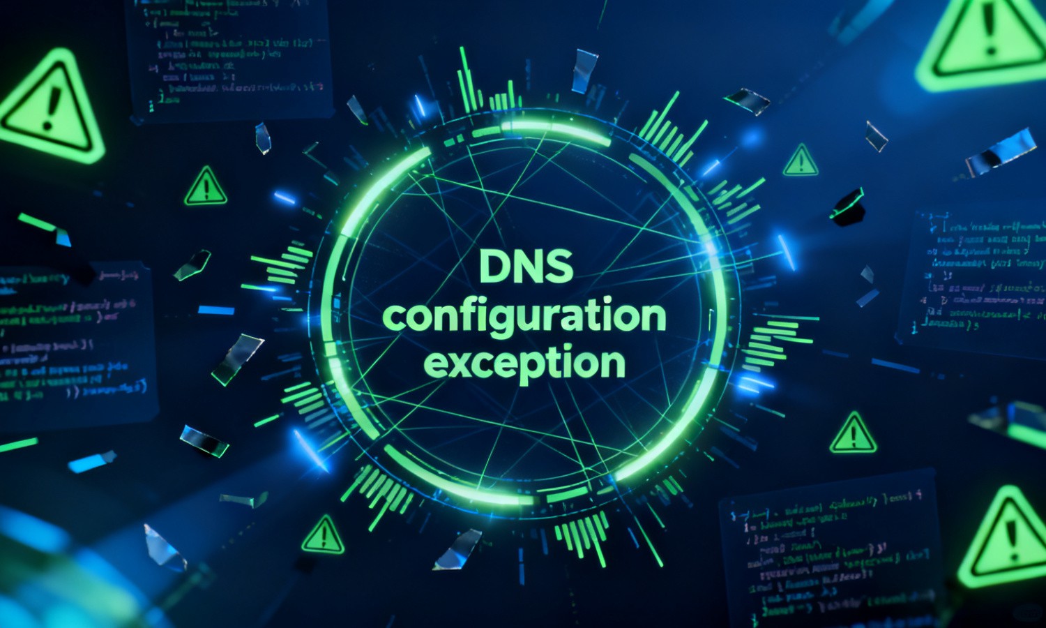 DNS configuration exception