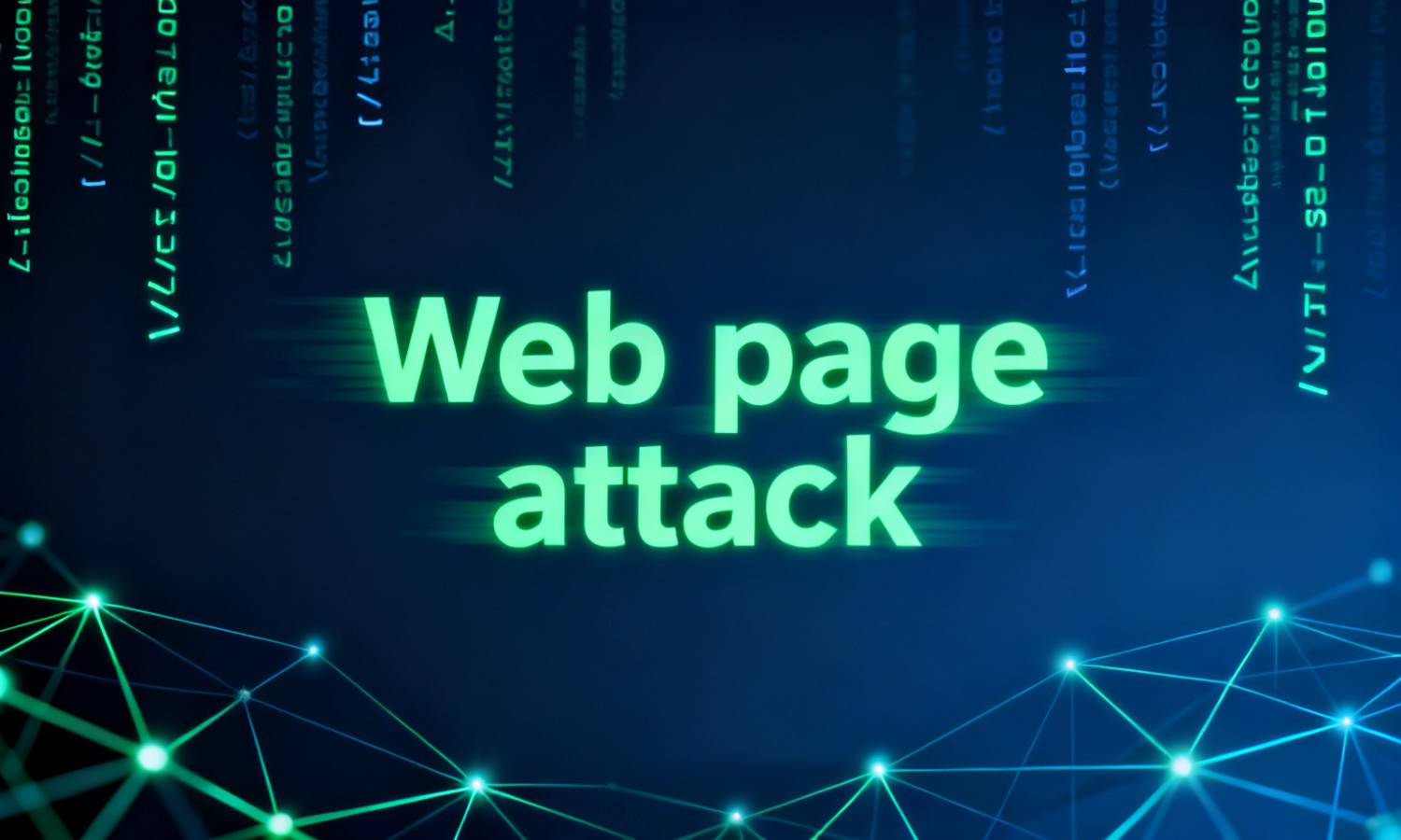 Web page attack