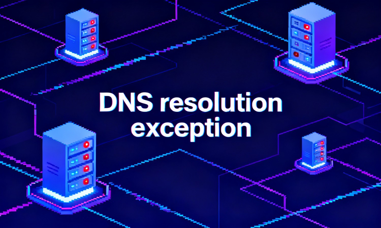 DNS resolution exception