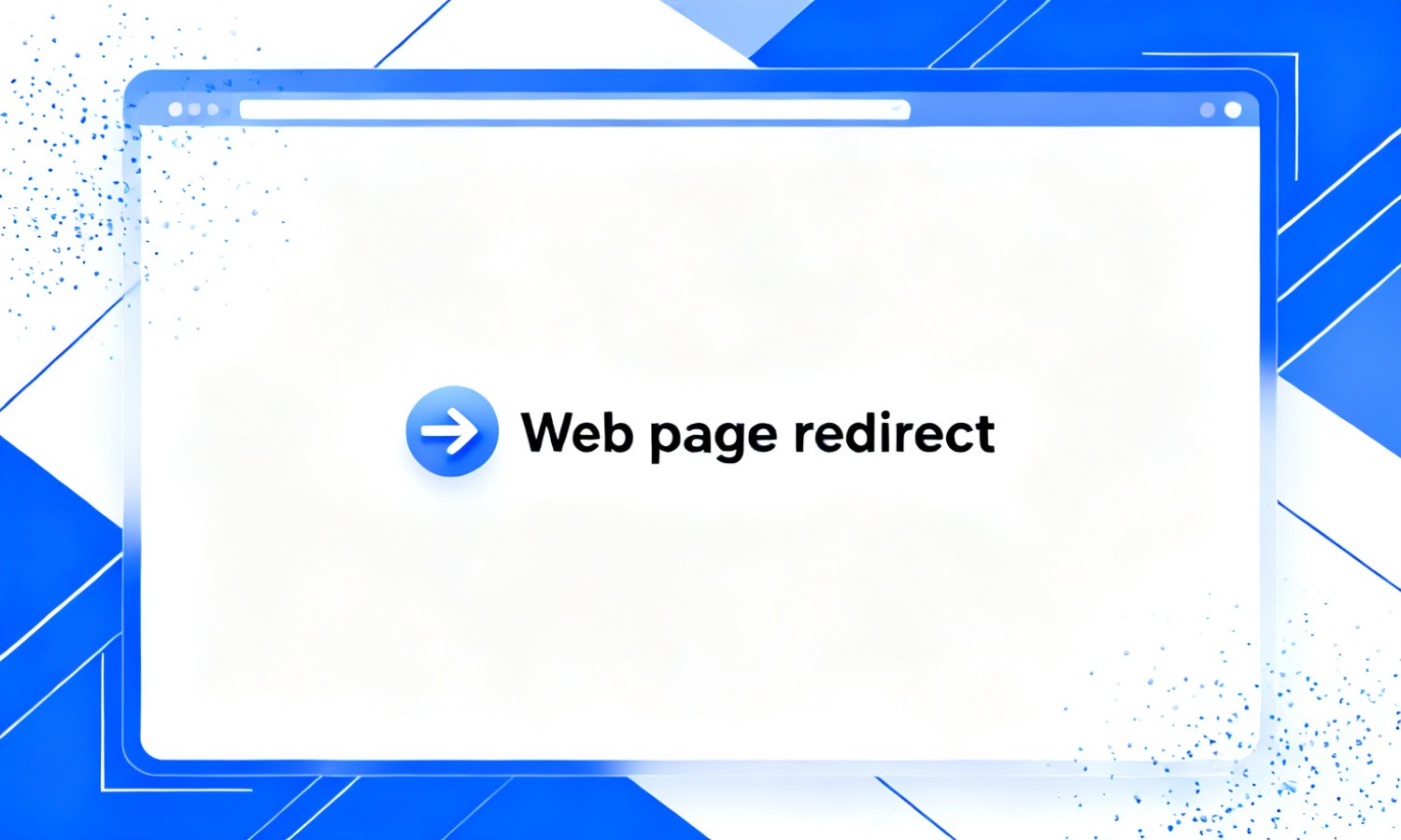 Web page redirect