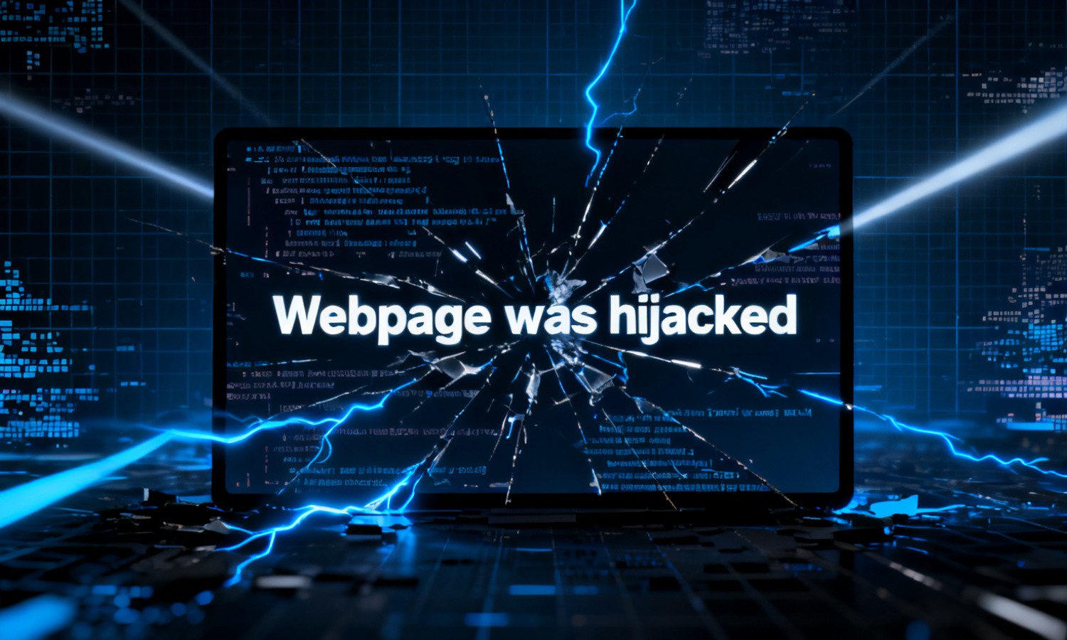 Webpage was hijacked