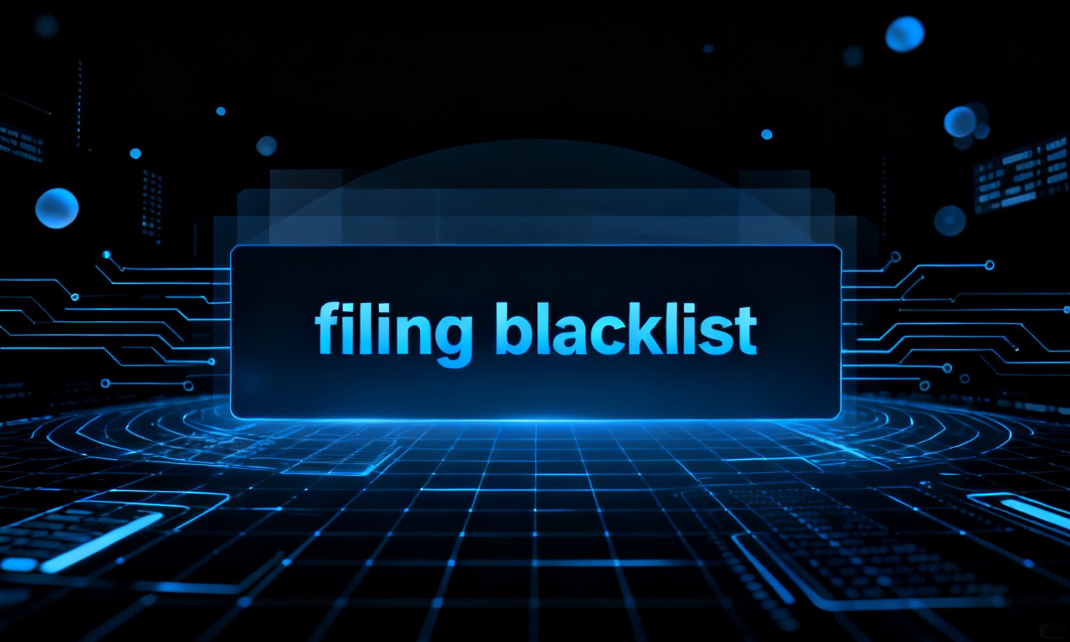 filing blacklist