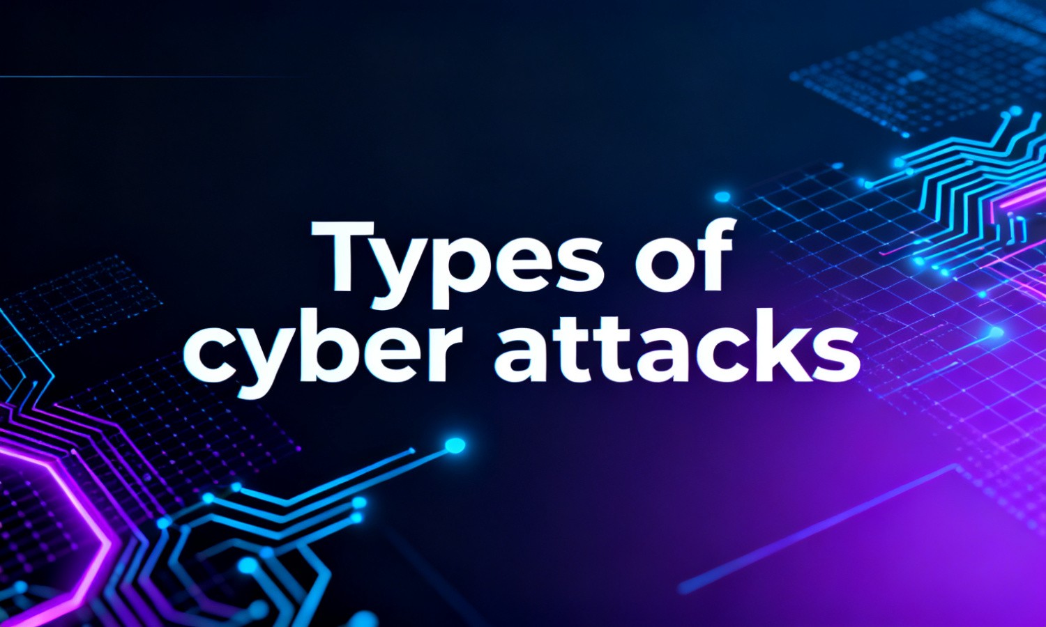 Types of cyber attacks