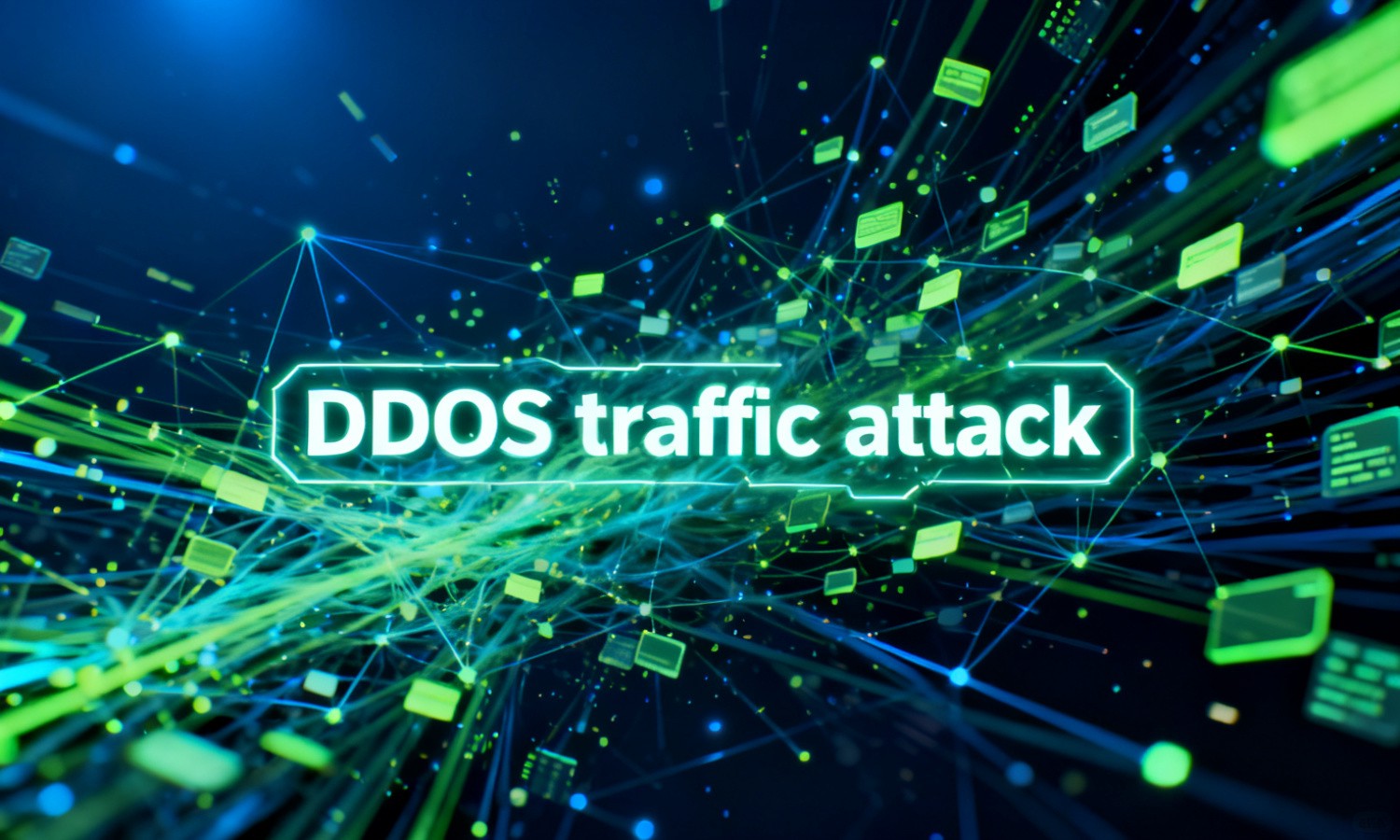 DDoS traffic attack