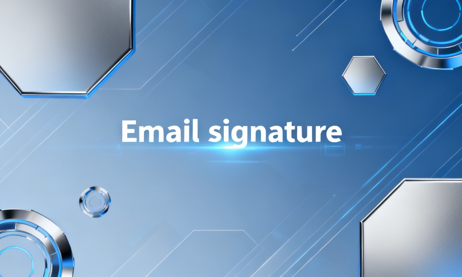 Email signature