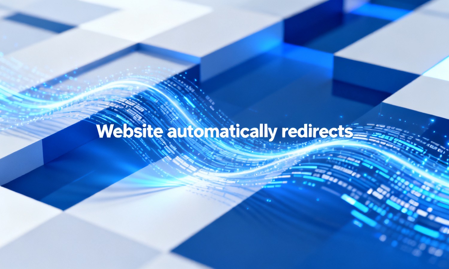 Website automatically redirects