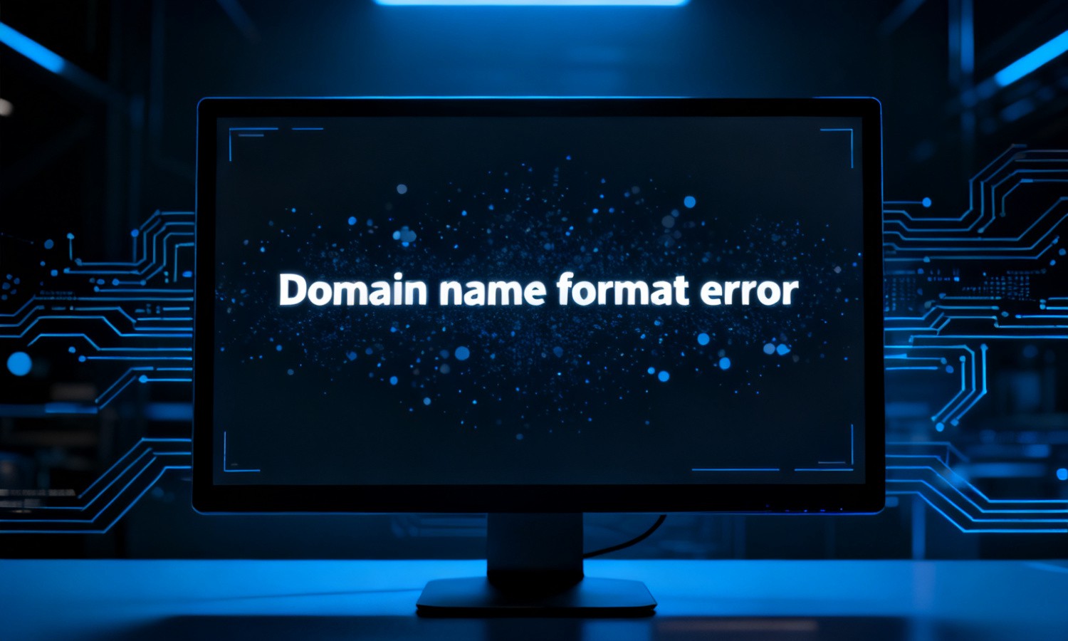 Domain name format error