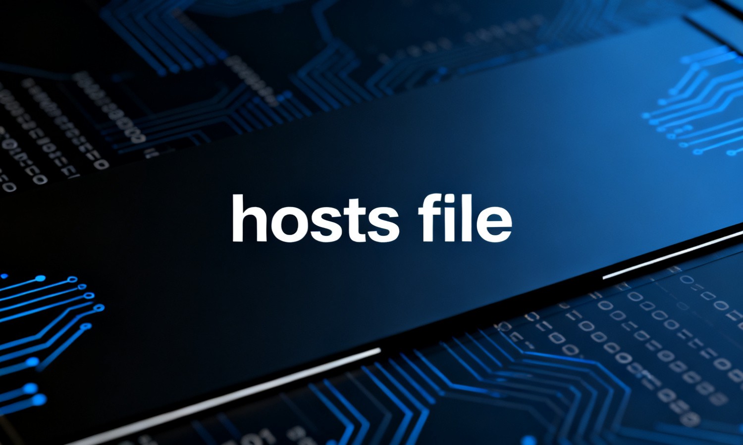 hosts file