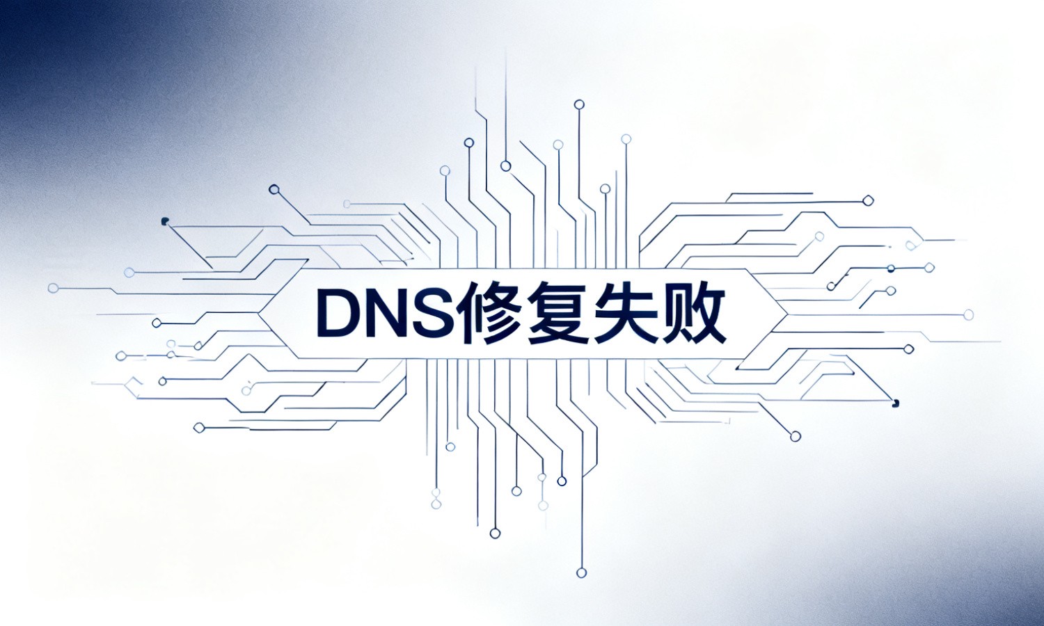 DNS修复失败