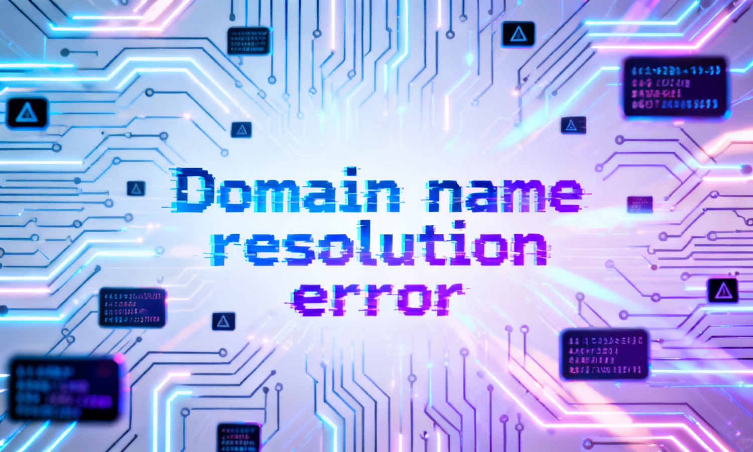 Domain name resolution error