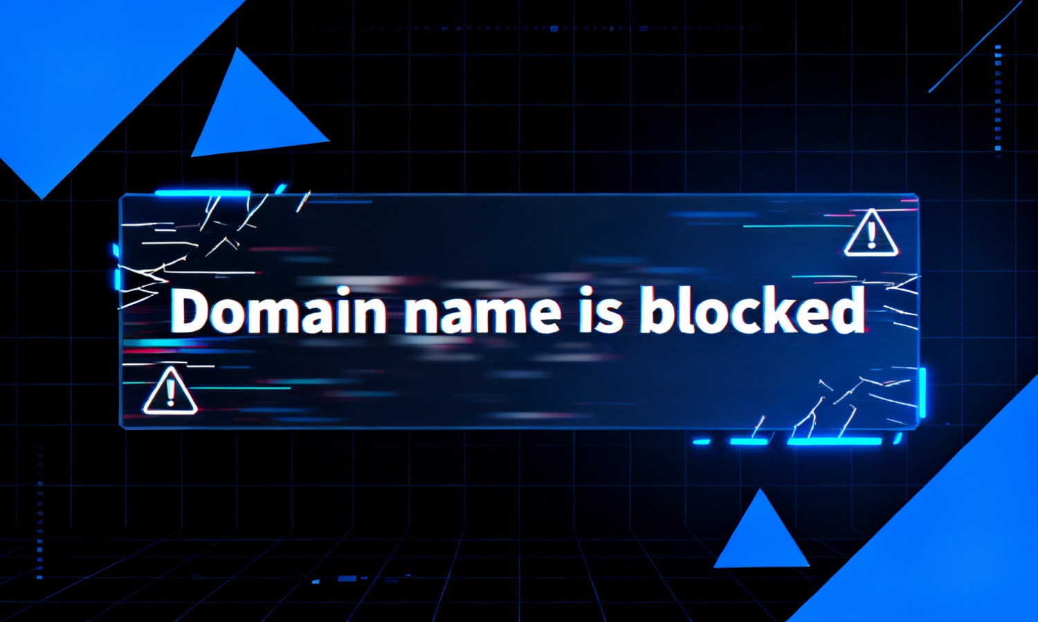 Domain name is blocked