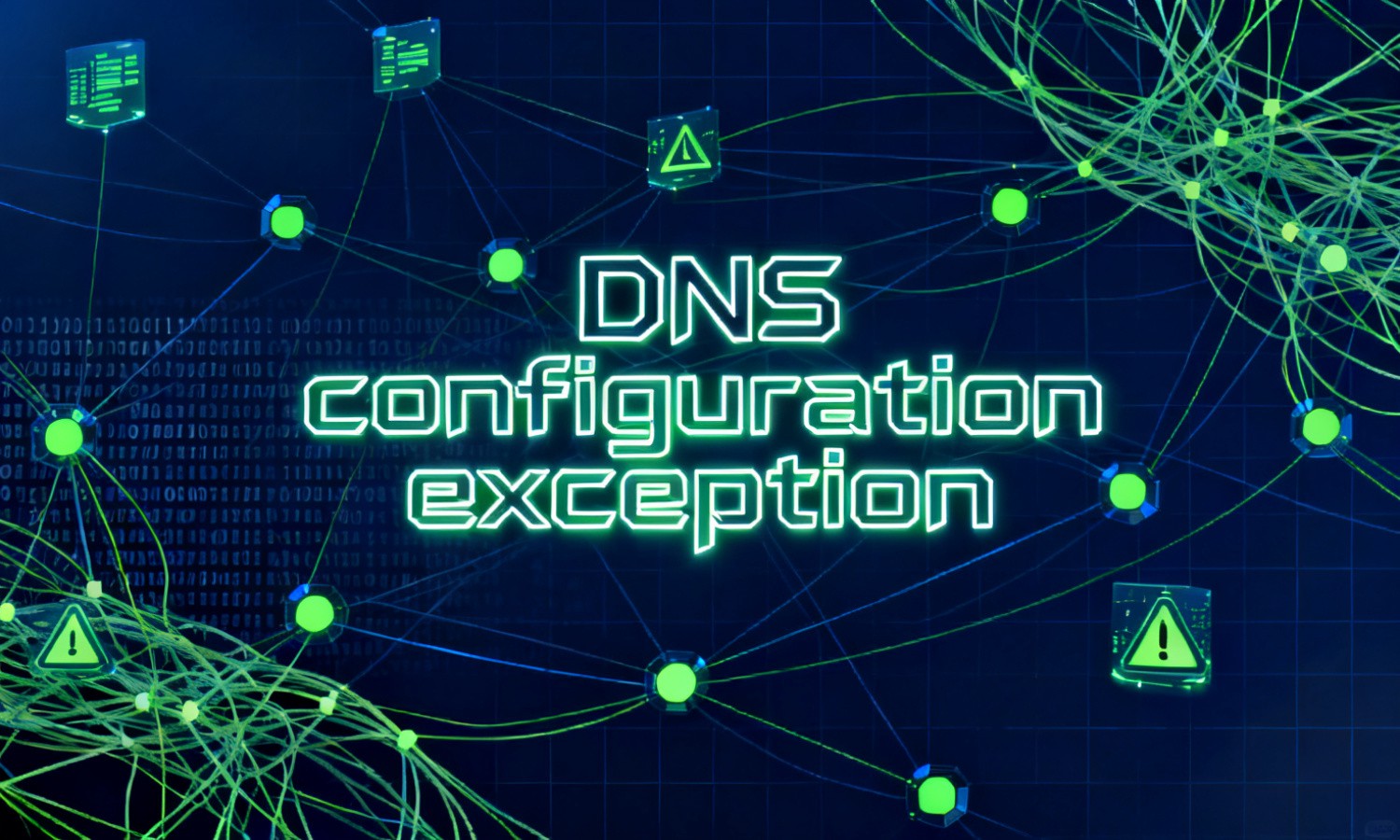 DNS configuration exception