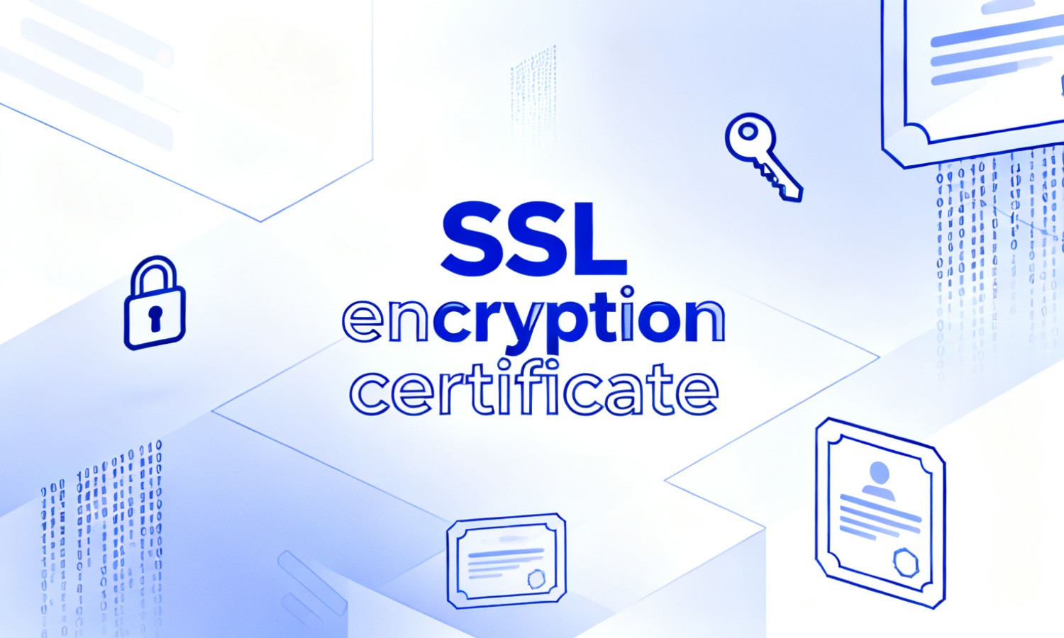 SSL encryption certificate