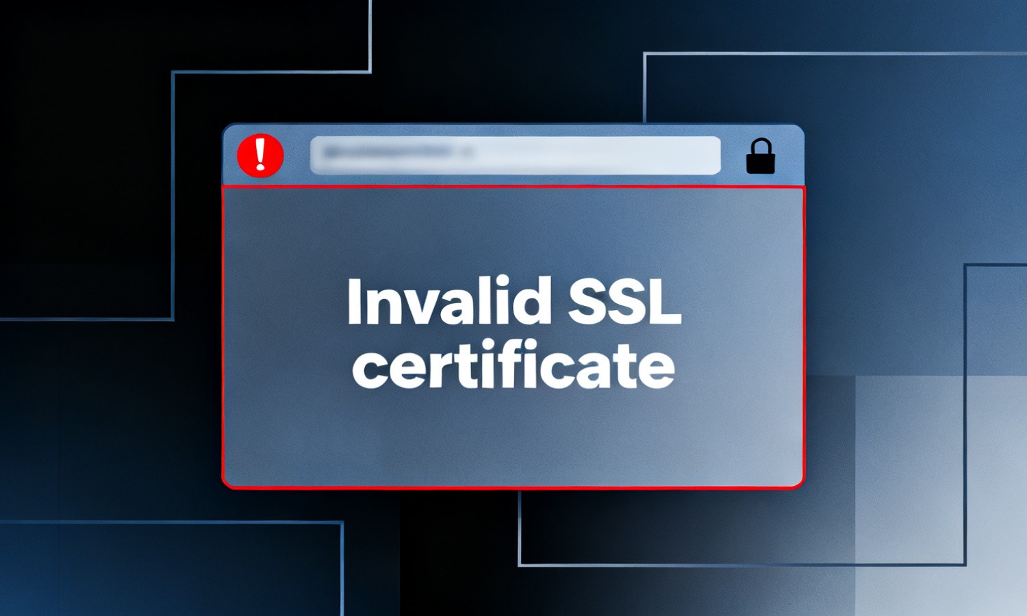 Invalid SSL certificate