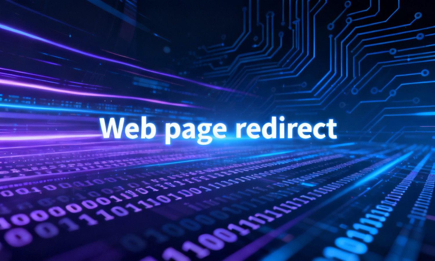Web page redirect