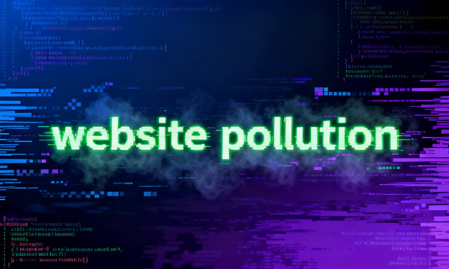 website pollution