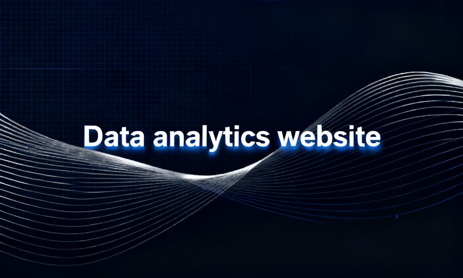 Data analytics website