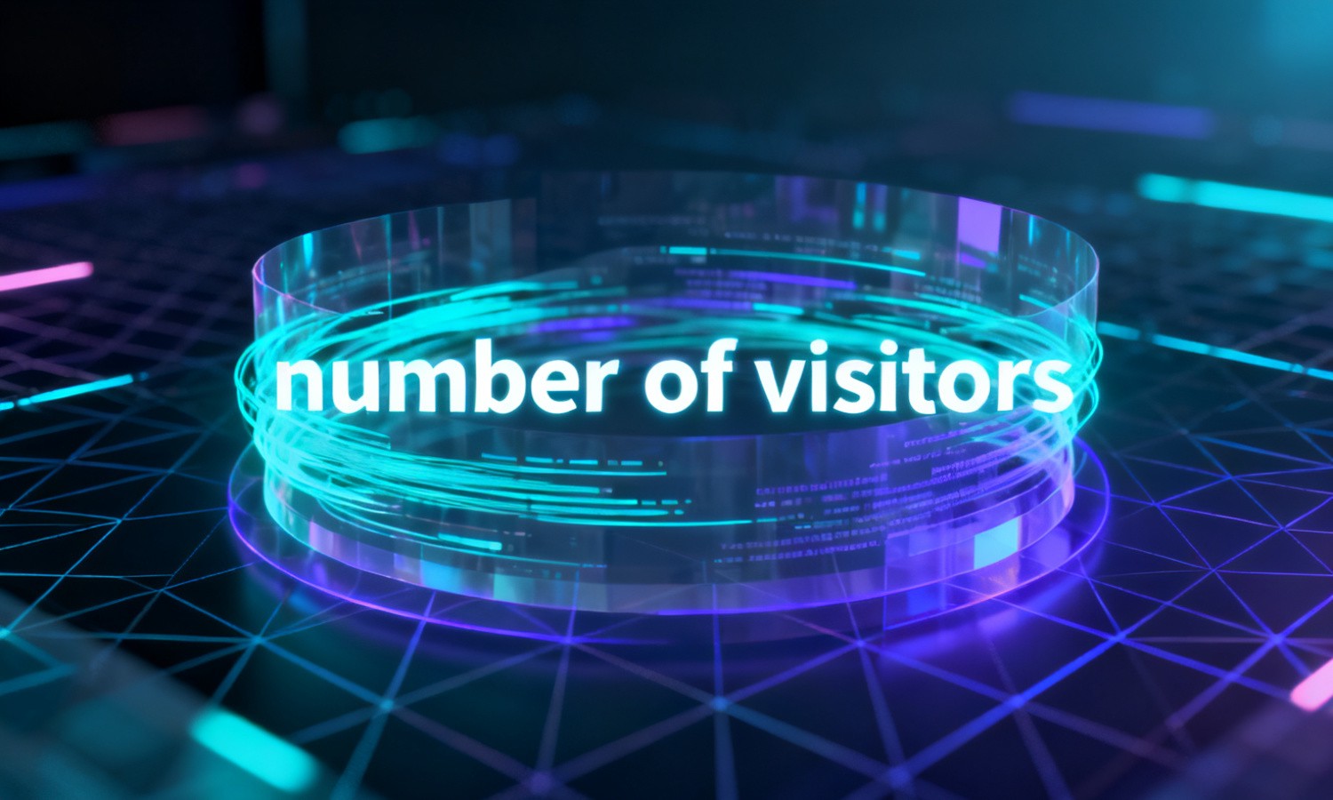 number of visitors