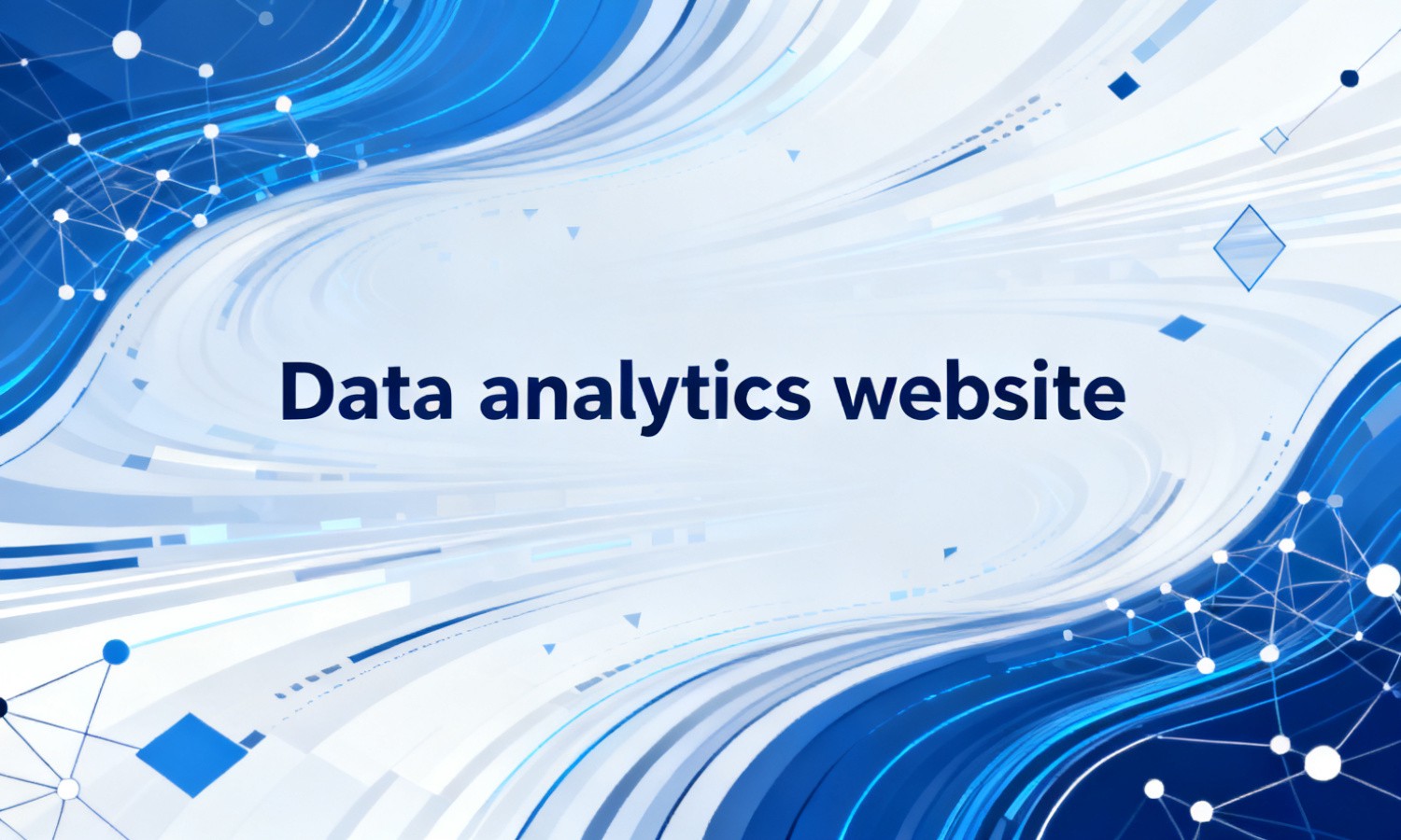 Data analytics website