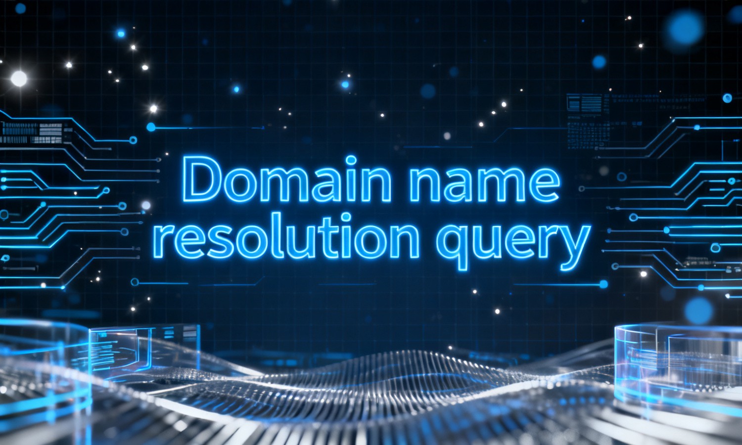 Domain name resolution query