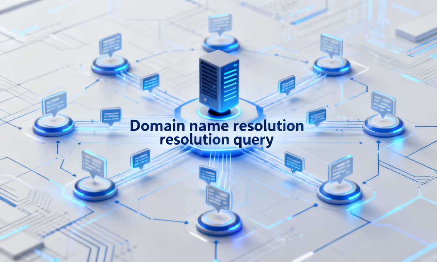 Domain name resolution query