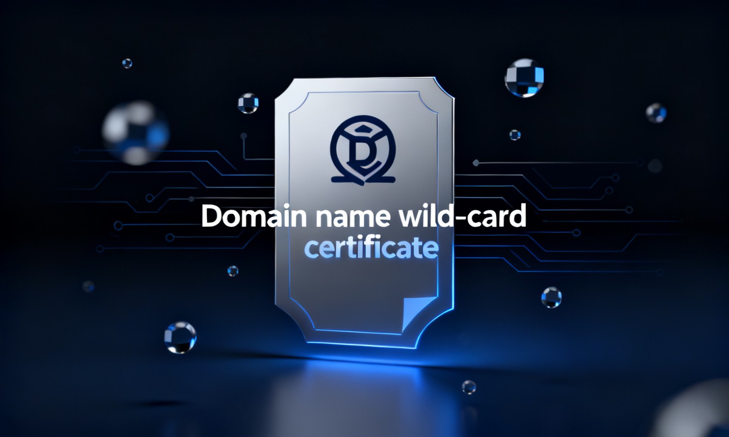 Domain name wild-card certificate