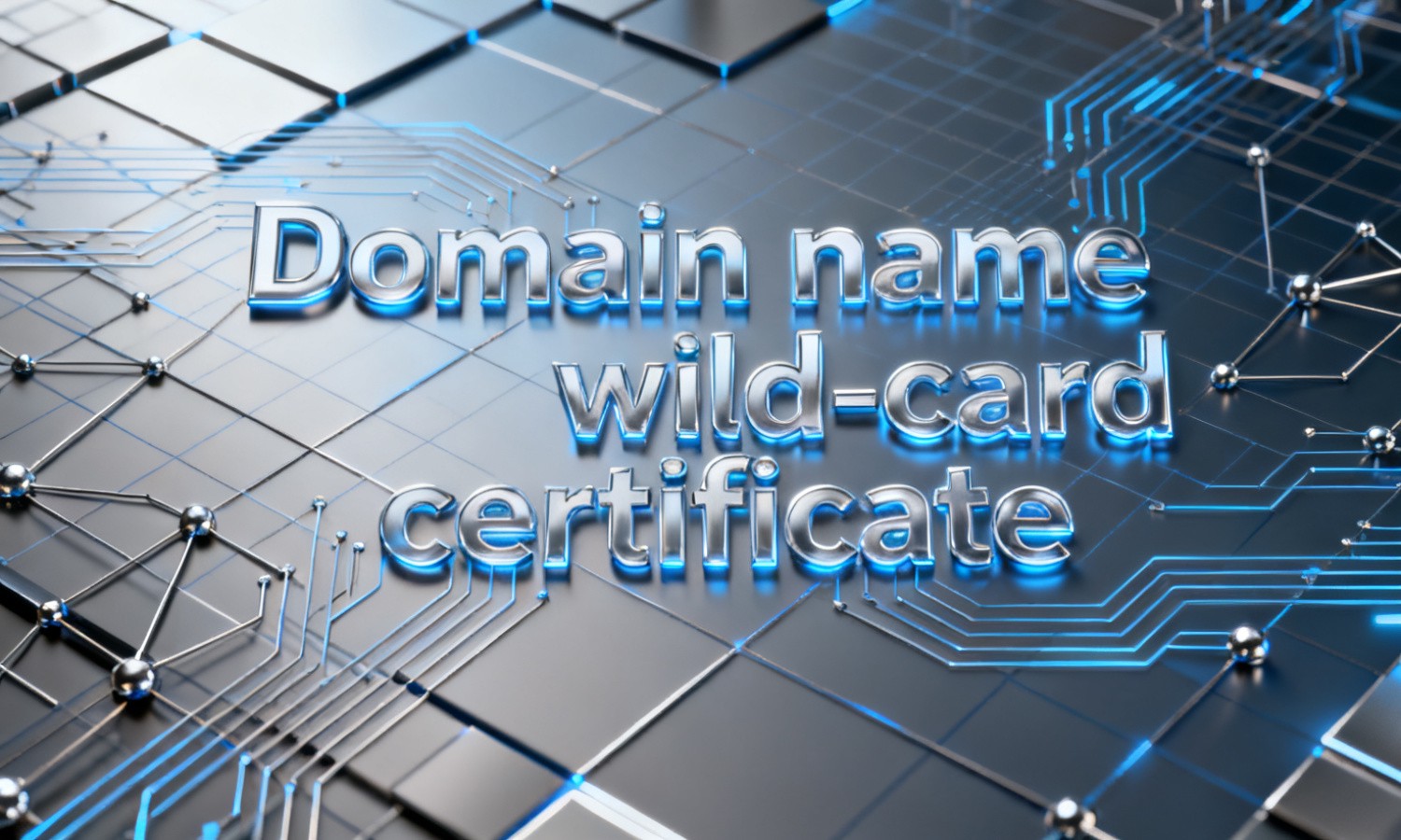 Domain name wild-card certificate