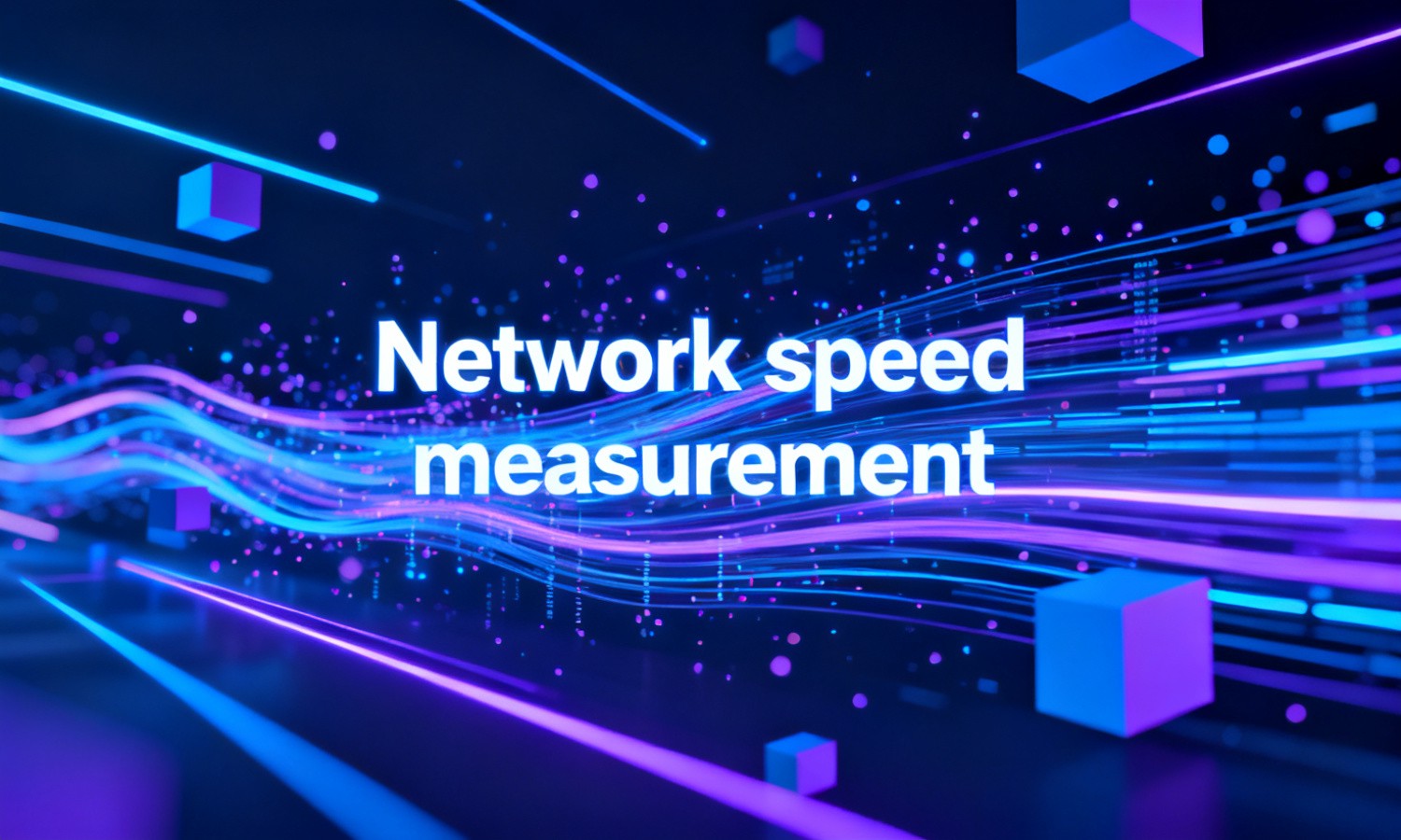 Network speed measurement