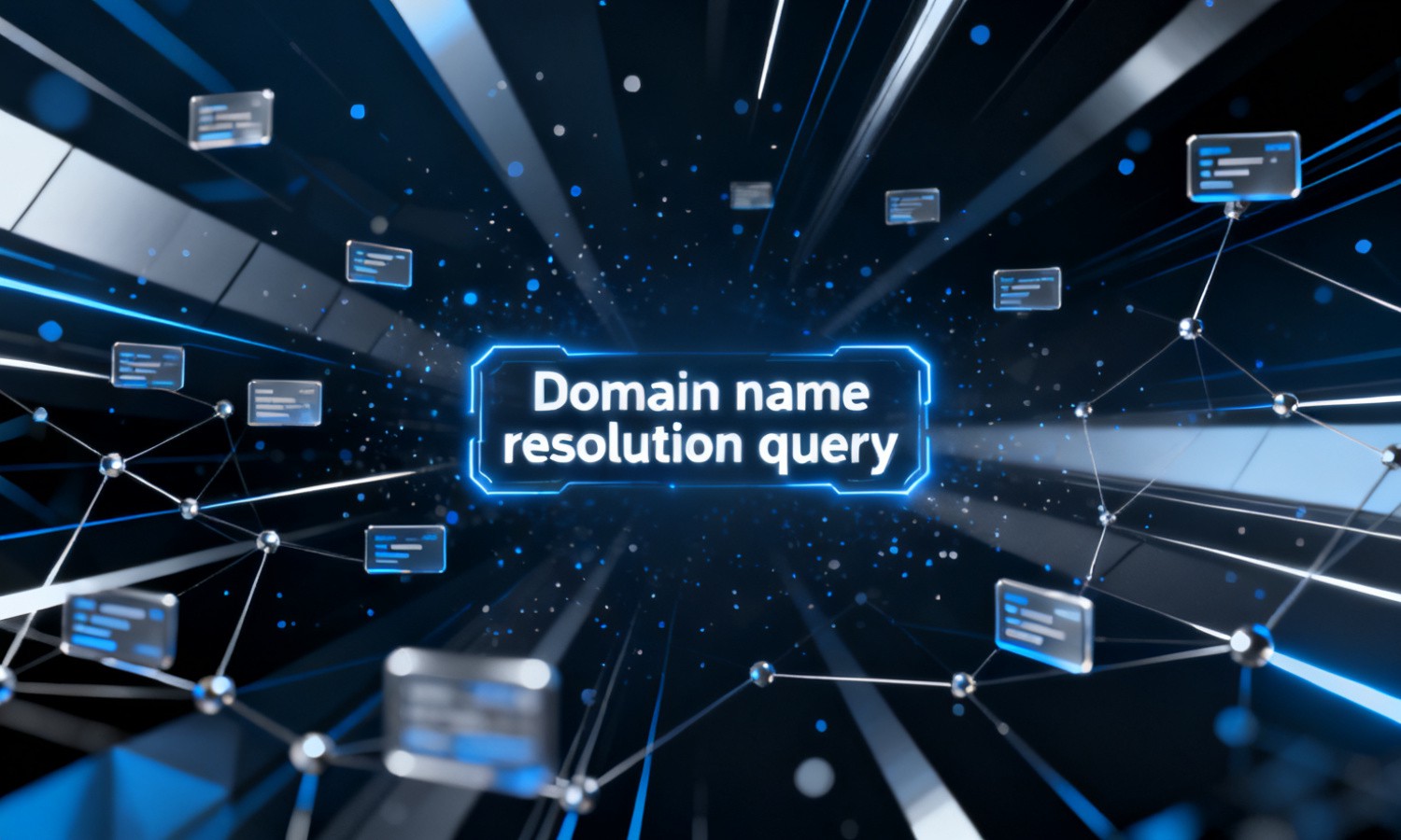 Domain name resolution query