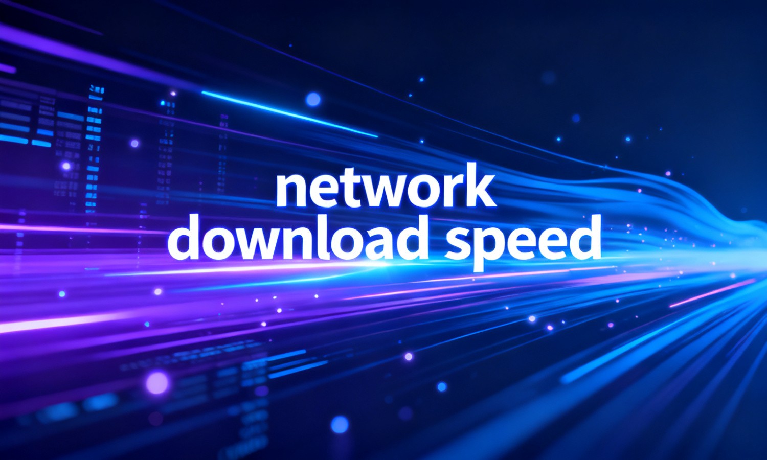 network download speed
