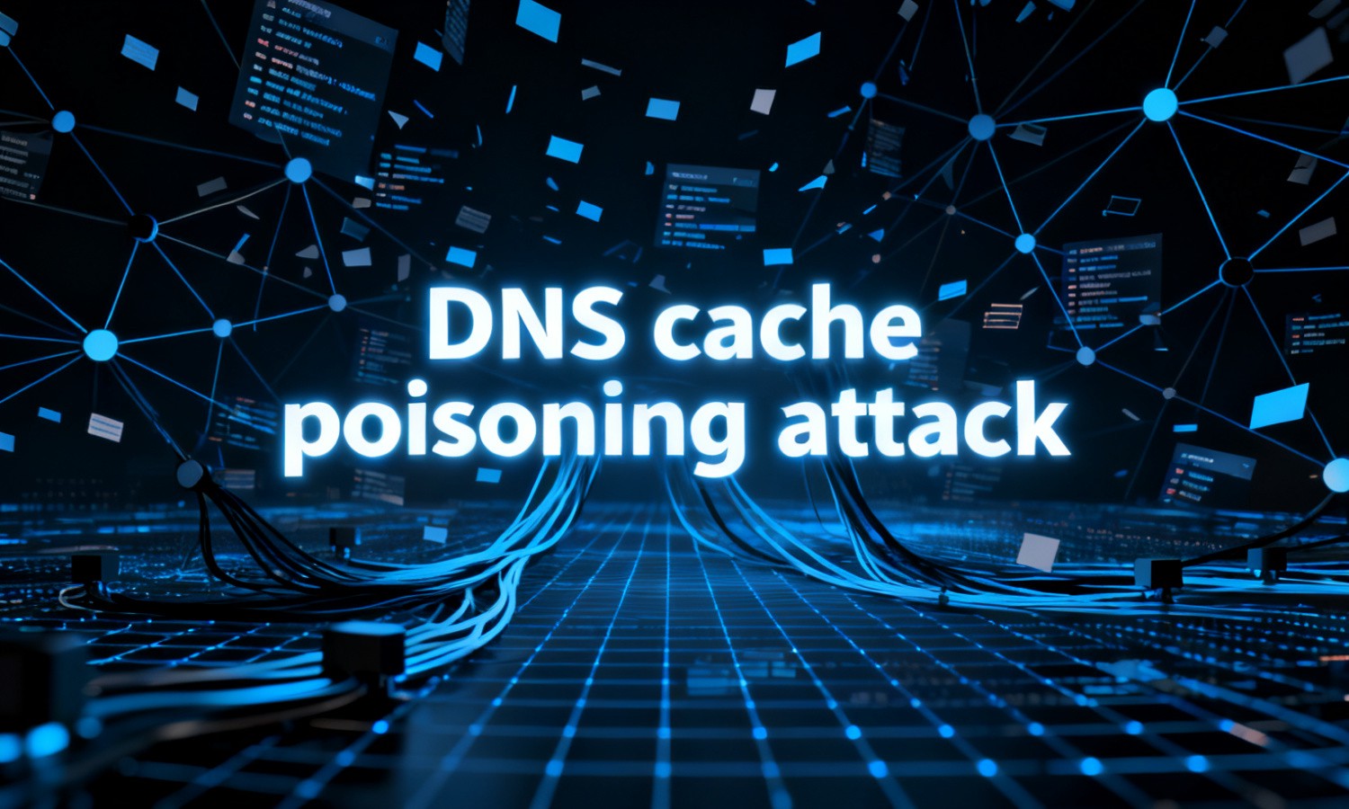 DNS cache poisoning attack