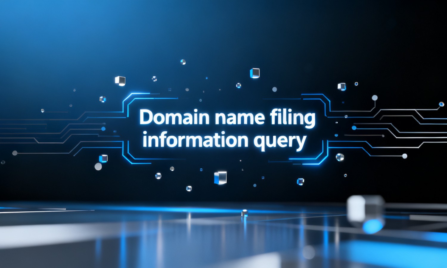 Domain name filing information query
